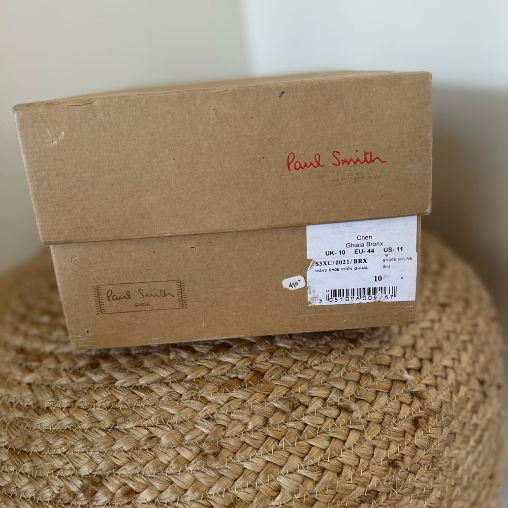 Paul Smith Tan Oxford Dress Shoe Size 11 - Picture 3 of 3